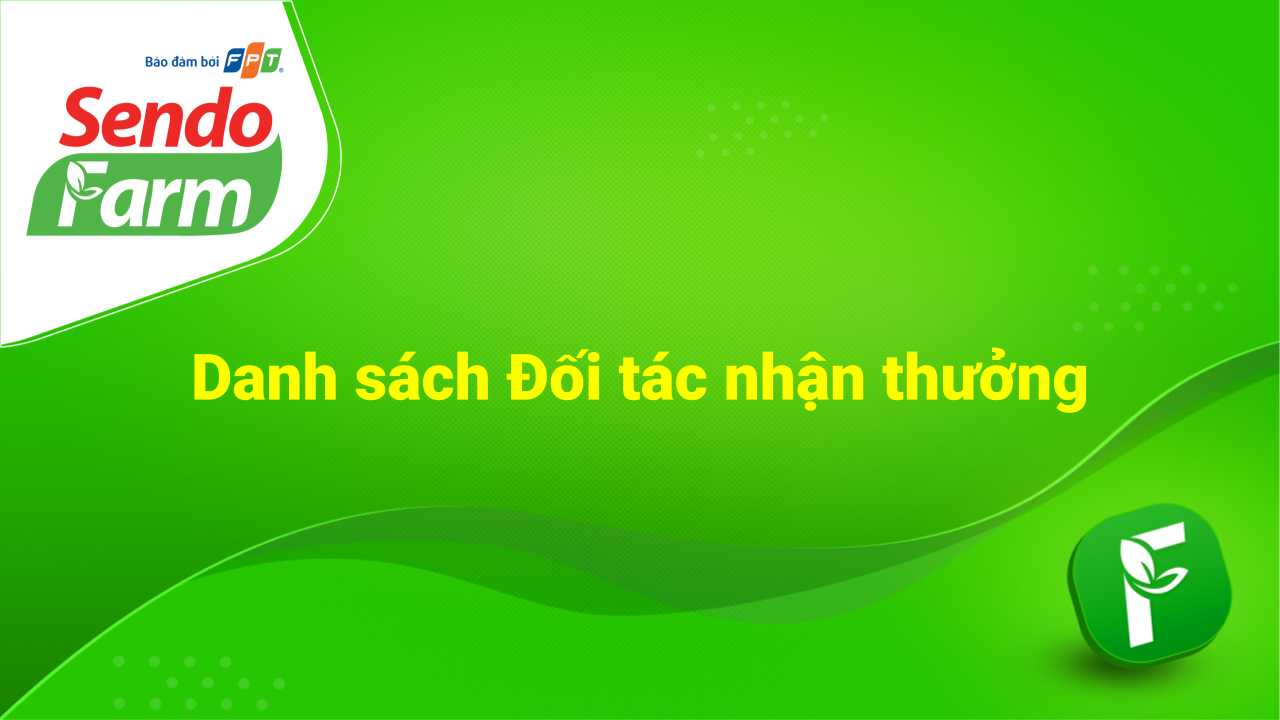 Danh sách Đối tác nhận thưởng