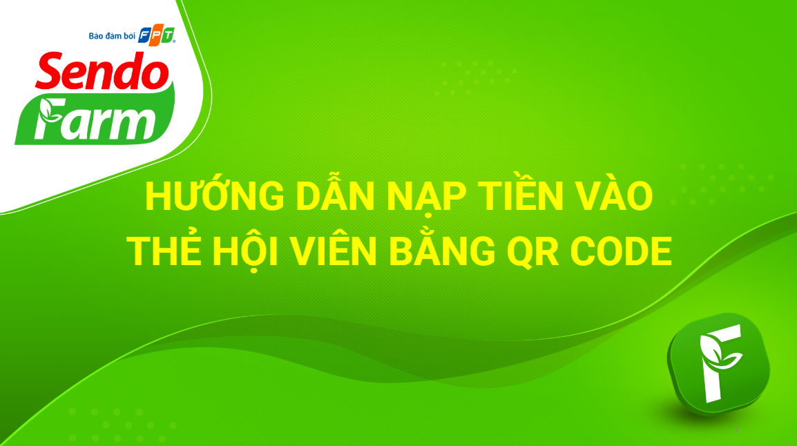 HƯỚNG DẪN NẠP TIỀN VÀO THẺ HỘI VIÊN BẰNG QR CODE