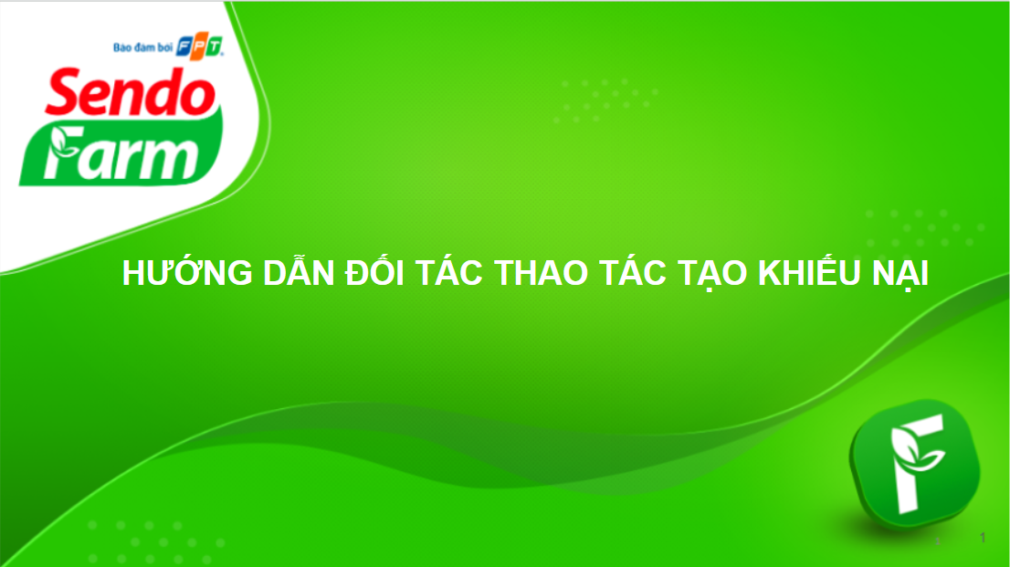 HƯỚNG DẪN ĐỐI TÁC TẠO KHIẾU NẠI TRÊN ĐƠN HÀNG